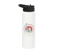 No crecí diciendo con libertad y justicia para todos Stainless Steel Insulated Water Bottle