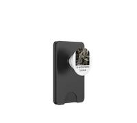 No Creo por lo Tanto no Soy Funny Racoon Filosofía PopSockets PopWallet para MagSafe