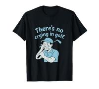 No Crying in Golf Funny Golf Pun Novedad Camiseta