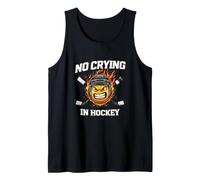 No Crying in Hockey Funny Sports Gift Camiseta sin Mangas
