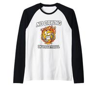 No Crying in Volleyball Funny Sports Gift Camiseta Manga Raglan