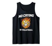 No Crying in Volleyball Funny Sports Gift Camiseta sin Mangas