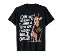 No cumplo con los requisitos de Altura Montaña Rusa Emocional Camiseta