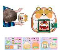 No-Cut Quiet Busy Bok - Kids Craft Learning Books, Quiets Fun