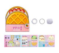 No-Cut Quiet busy bok - Kids Craft Learning Books, Quiets Fun, Durable Soft Pages Reusable Engaging Textures Stimulating Ideas | Suitable for Home Classroom Playtime Developing Fine Motor Skills