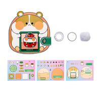 No-Cut Quiet Busys Books - Dibujos animados Interactive Craft Toy, Hands-On Skill Building Activity, Reusable Educational Pages, Child-Safe Learning Design | Perfect for Study Room, Classroom, Bedroom