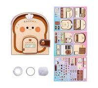 No-Cut Quiet Busys Books - Dibujos animados Interactive Craft Toy, Hands-On Skill Building Activity, Reusable Educational Pages, Child-Safe Learning Design | Perfect for Study Room, Classroom, Bedroom