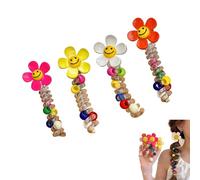 No Damage Soft Elastic Spiral Hair Ties, Colorful Telephone Cord Scrunchies for Ponytails, Phone Cord Hair Ties, for Women & Girls, Spiral Elastic Hair Bands (A)