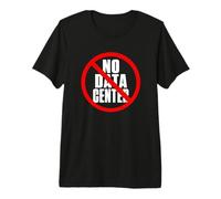 No Data Center - Simple Minimal Text Black with Red Camiseta Premium