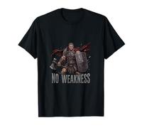No Debilidad Guerrero Espartano Mentalidad Fuerza Camiseta