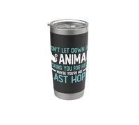No decepciones a un animal herido amor adoptar mascotas abandonadas Vaso térmico de acero inoxidable de doble pared