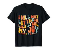 No dejaré que sus mentiras roben mi alegría tramposo con el corazón roto Camiseta