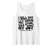 No dejaré que sus mentiras roben mi alegría tramposo con el corazón roto Camiseta sin Mangas
