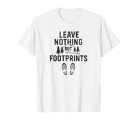 No deje nada más que huellas (Vintage) - Exploración de la naturaleza Camiseta