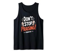 No Dejes de alabar - Salmo 34:1 Camiseta sin Mangas