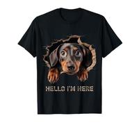 No Dejes de Perro Salchicha, dueño de Perro Lindo. Camiseta
