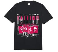 No Dejes Que el Miedo a Caer te Mantenga aéreo Aerial Hoop Aerialist Comfort Colors Adult Heavyweight T-Shirt
