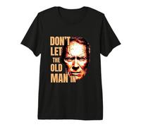 No Dejes Que el Viejo en la Vendimia Old Man Face, un Vaquero Camiseta Premium