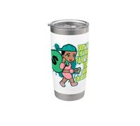 No dejes que esta bonita cara te engañe Me muevo como una hermana jefe Vaso térmico de acero inoxidable de doble pared