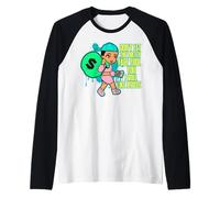 no Dejes Que la Bonita te engañe yo Rollo como un Jefe Negro Sista Camiseta Manga Raglan