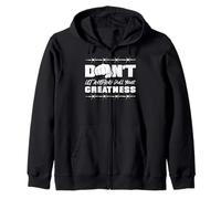 No dejes que nada abarque tu grandeza. Sudadera con Capucha