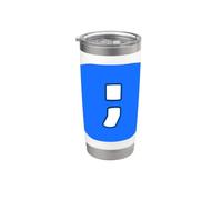 No dejes que tu historia termine punto y coma y punto y coma Vaso térmico de acero inoxidable de doble pared
