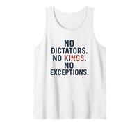No Dictadores No Reyes - Defender la Democracia Camiseta sin Mangas