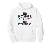 No Dictadores No Reyes - Defender la Democracia Sudadera con Capucha