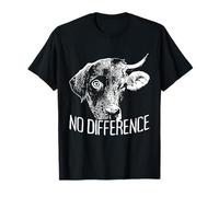 No Difference Amante de los Animales Vegano Camiseta