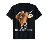 No Difference Pro Vegan Vegetariana Bienestar Animal Vegan Camiseta