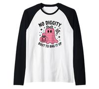 No Diggity está a punto de llevarse esta diversión de Halloween Camiseta Manga Raglan