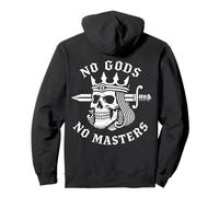No Dioses sin Maestros - Calavera con diseño de Espada Sudadera con Capucha