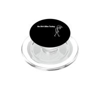 No Dirt Bike Today Funny Sad Stickman Figure Motocross Rider PopSockets PopGrip para MagSafe