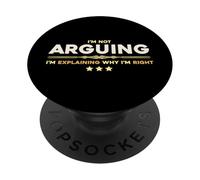 No discutir Solo explicando por qué Tengo razón Debate Argumento PopSockets PopGrip Adhesivo