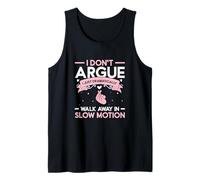 No discuto que simplemente me alejo dramáticamente en cámara lenta Camiseta sin Mangas