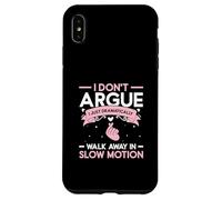 No discuto que simplemente me alejo dramáticamente en cámara lenta Carcasa para iPhone XS Max