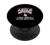 No discuto que simplemente me alejo dramáticamente en cámara lenta PopSockets PopGrip Adhesivo