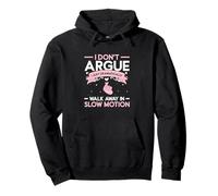 No discuto que simplemente me alejo dramáticamente en cámara lenta Sudadera con Capucha