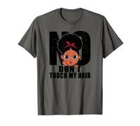 No Don't Touch My Hair Divertidos niños y niñas pequeñas Camiseta