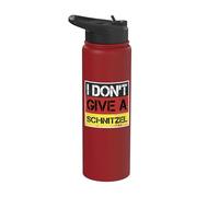 No doy un Schnitzel divertido dicho alemán inglés Stainless Steel Insulated Water Bottle