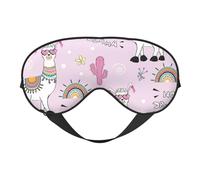 No Drama Llama - Antifaz para dormir, doble cara, máscaras para dormir para mujeres y hombres, cubiertas opacas para dormir, viajes