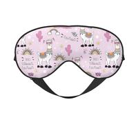 No Drama Llama - Antifaz para dormir, doble cara, máscaras para dormir para mujeres y hombres, cubiertas opacas para dormir, viajes