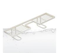 No-Drill Carbon Steel Kitchen Faucet Organizer Over Sink Storage Rack