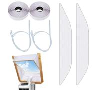 No Drill Portable Air Conditioner Window Seal Windproof Seal Strip Kit