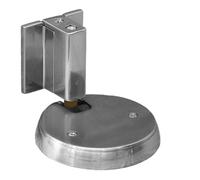 No Drilling Door Stopper, Mechanical Windproof Silent Floor Door, Anti-Colision Holder to Keep Doors Open for Bathroom, 2,56 x 1,57 x 1,57 pulgadas, Silver Grey Gold