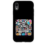 No Drinks For Me Tonight Partido sobrio responsable |----- Carcasa para iPhone XR