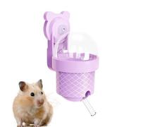 No Drip Hamster Water Bottle, Wall Mounted Small Pet Cage Dispenser, Leak-Proof Drinker for Guinea Pigs, Chinchillas, Bunnies, Hedgehogs and Other Small Animals