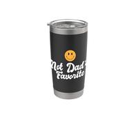 No el hijo favorito de papá Hijo Hija Hermano Vaso térmico de acero inoxidable de doble pared