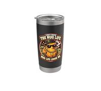 No elegí el nug La vida me eligió a mí, divertido juego de palabras con Nugget Thug Vaso térmico de acero inoxidable de doble pared