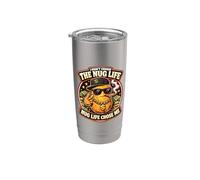 No elegí el nug La vida me eligió a mí, divertido juego de palabras con Nugget Thug Vaso térmico de acero inoxidable de doble pared